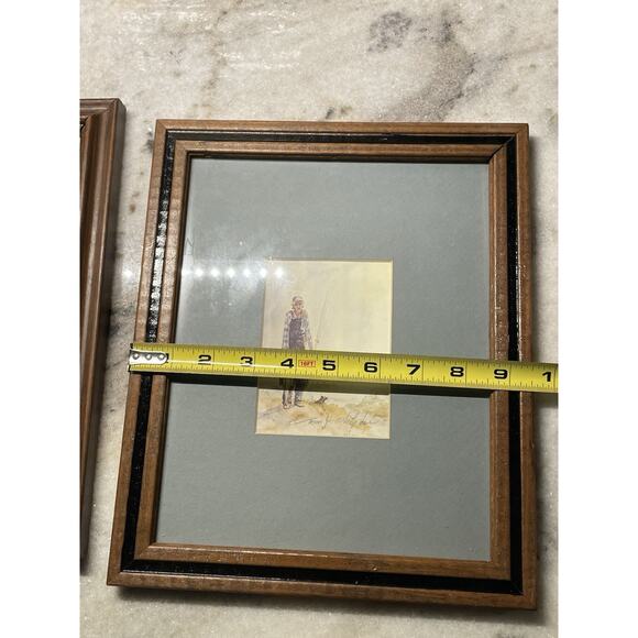 Two Framed And Matted Tom J Whitaker Print Prints Appalachian Artist - Picture 4 of 5